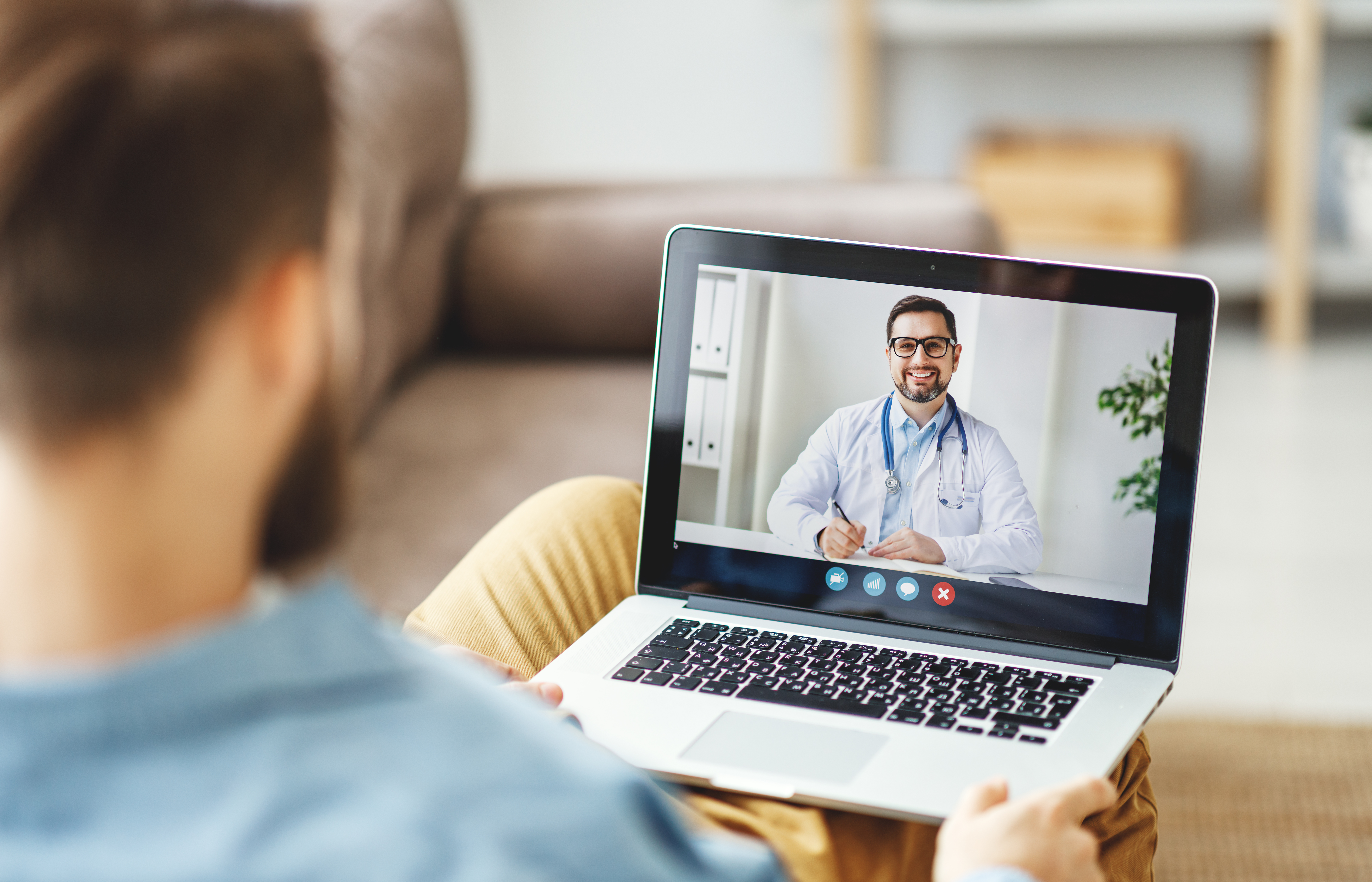 Video conference video chat with a doctor online