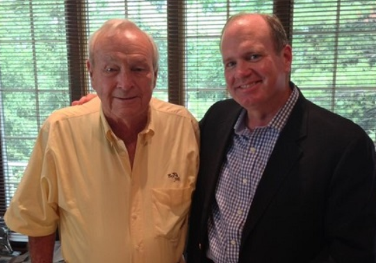 Dr. Graham with Arnold Palmer
